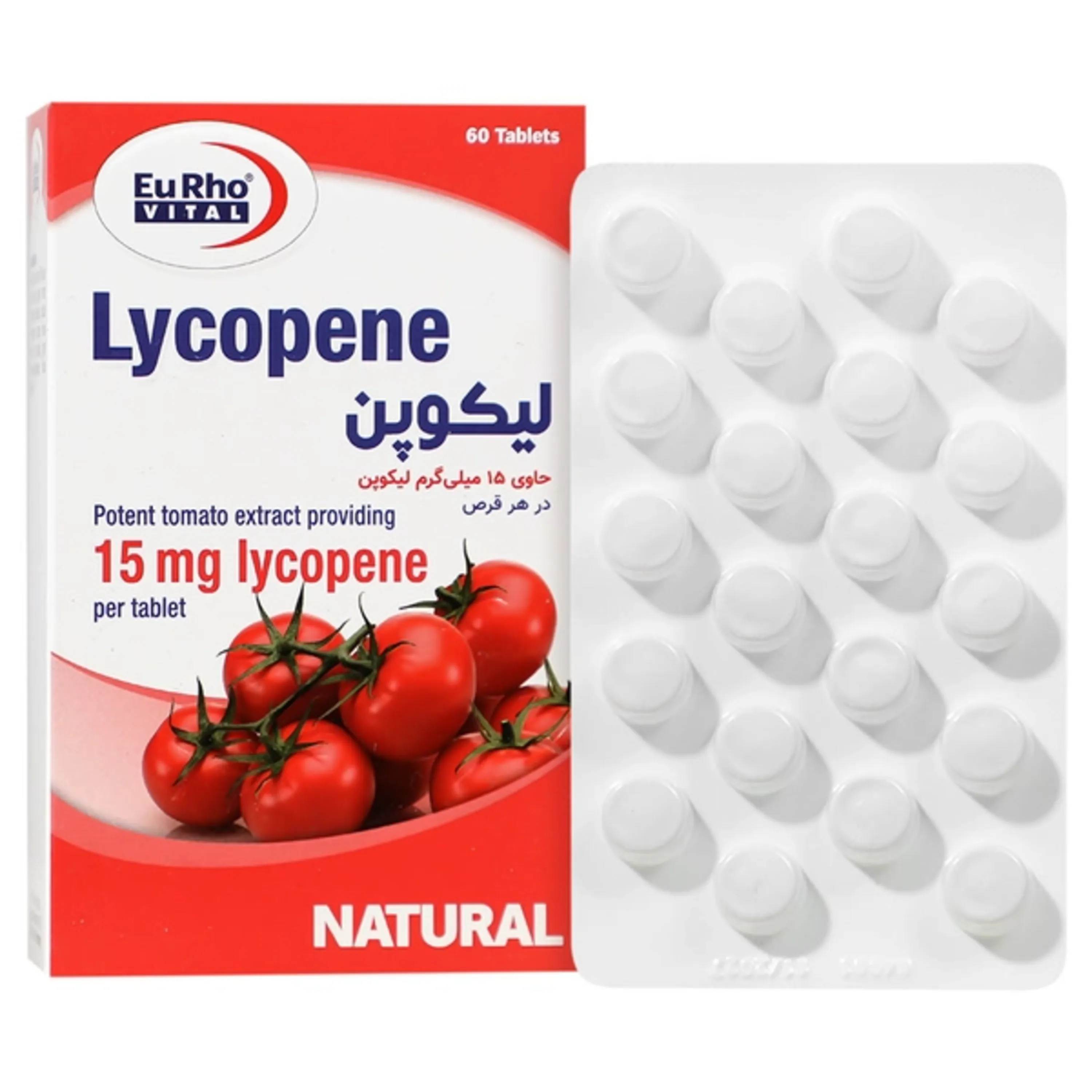 قرص لیکوپن (گوجه فرنگی) یوروویتال 60 عددی