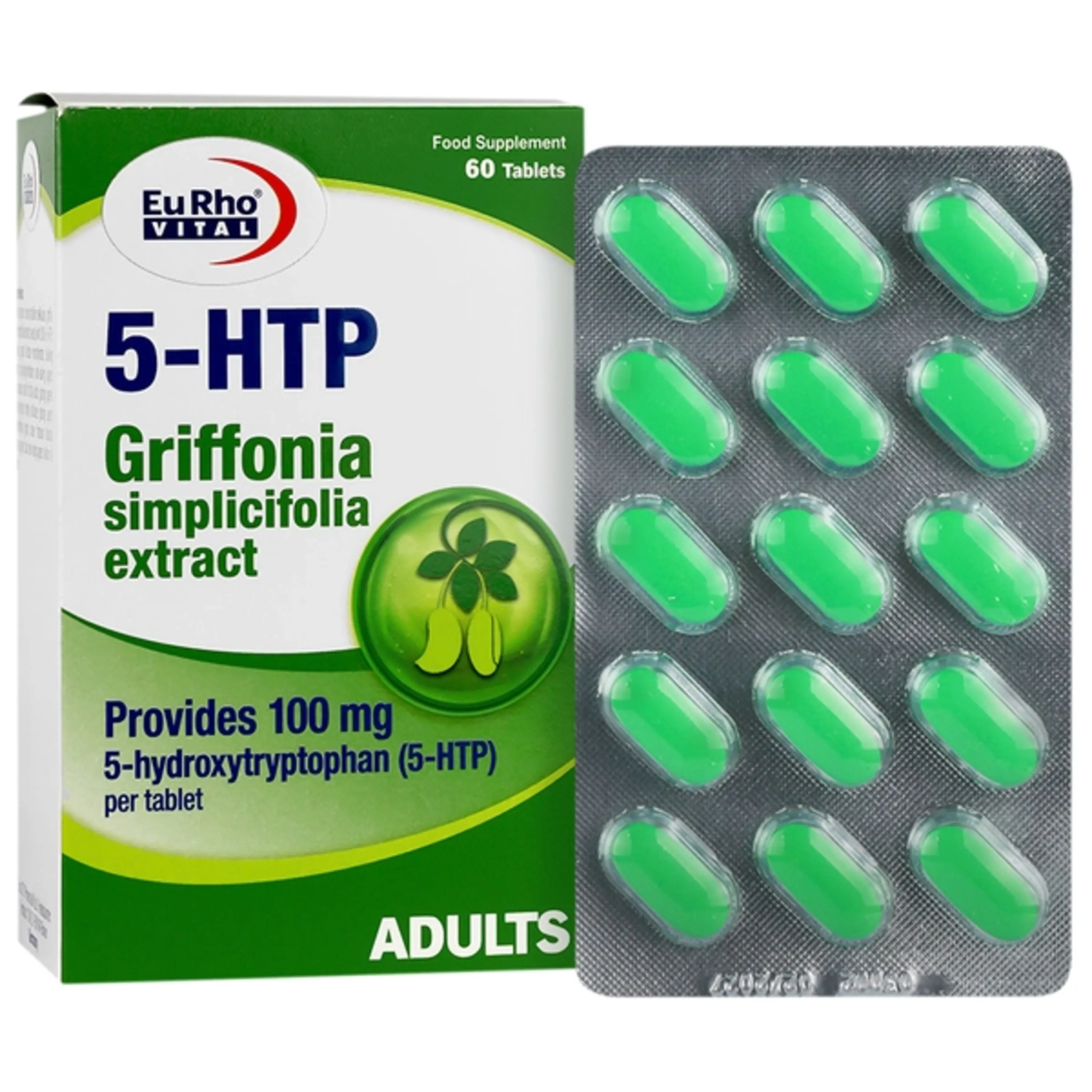 قرص 5 اچ تی پی 5HTP یوروویتال 60 عددی