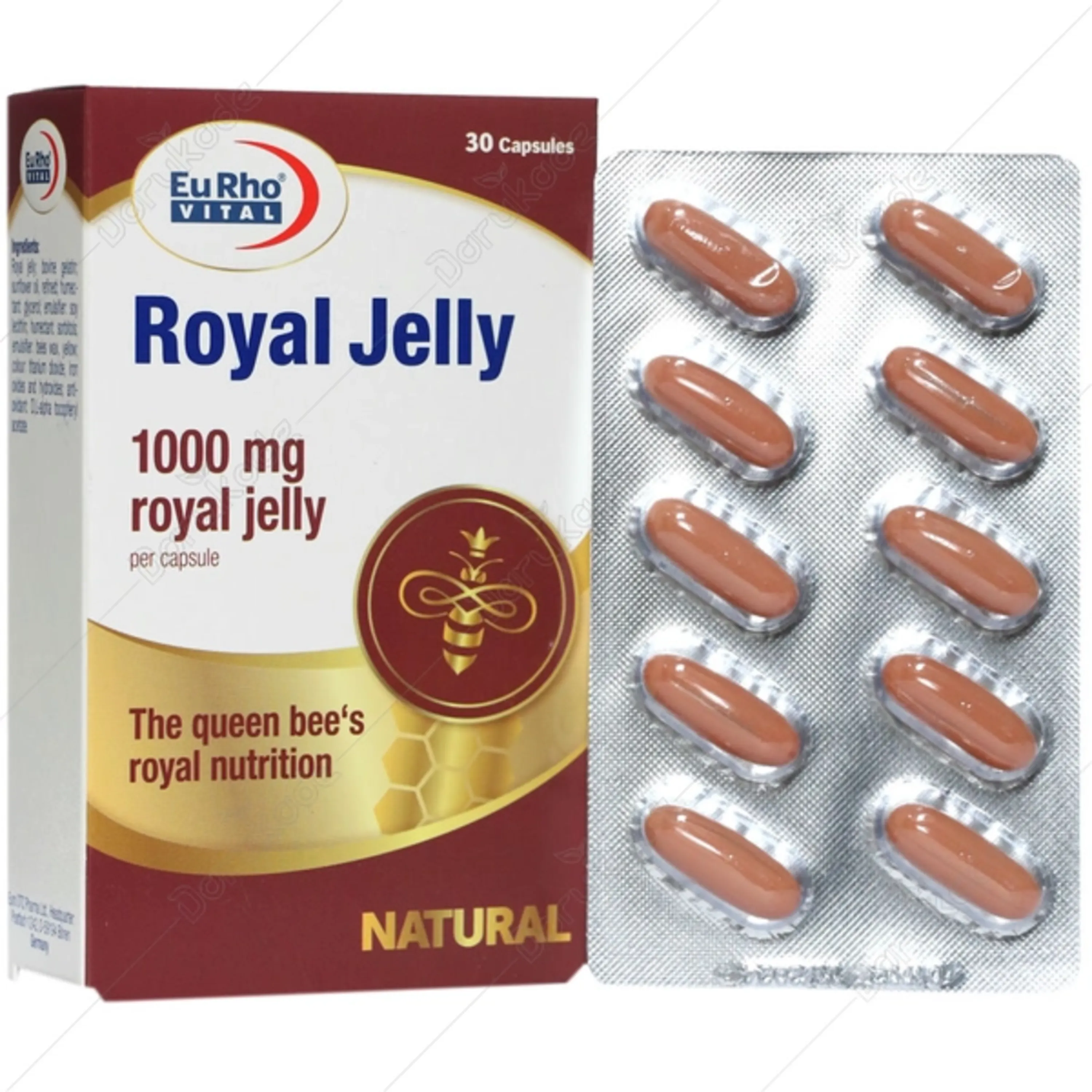 کپسول رویال ژلی یورویتال 30 عددی
