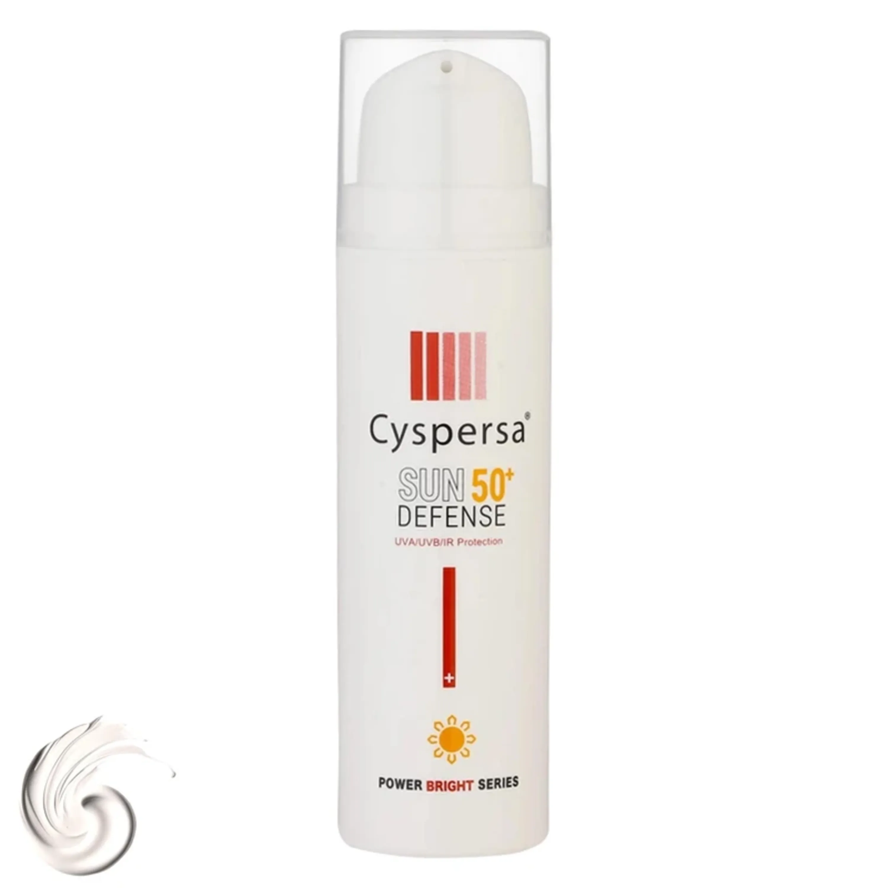 فلوئید ضدآفتاب پاوربرایت اس پی اف 50 سیسپرسا Cyspersa حجم 50 میلی