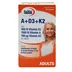کپسول ژلاتینی نرم ویتامین آ + د3 +کا2 یوروویتال 60 عددی