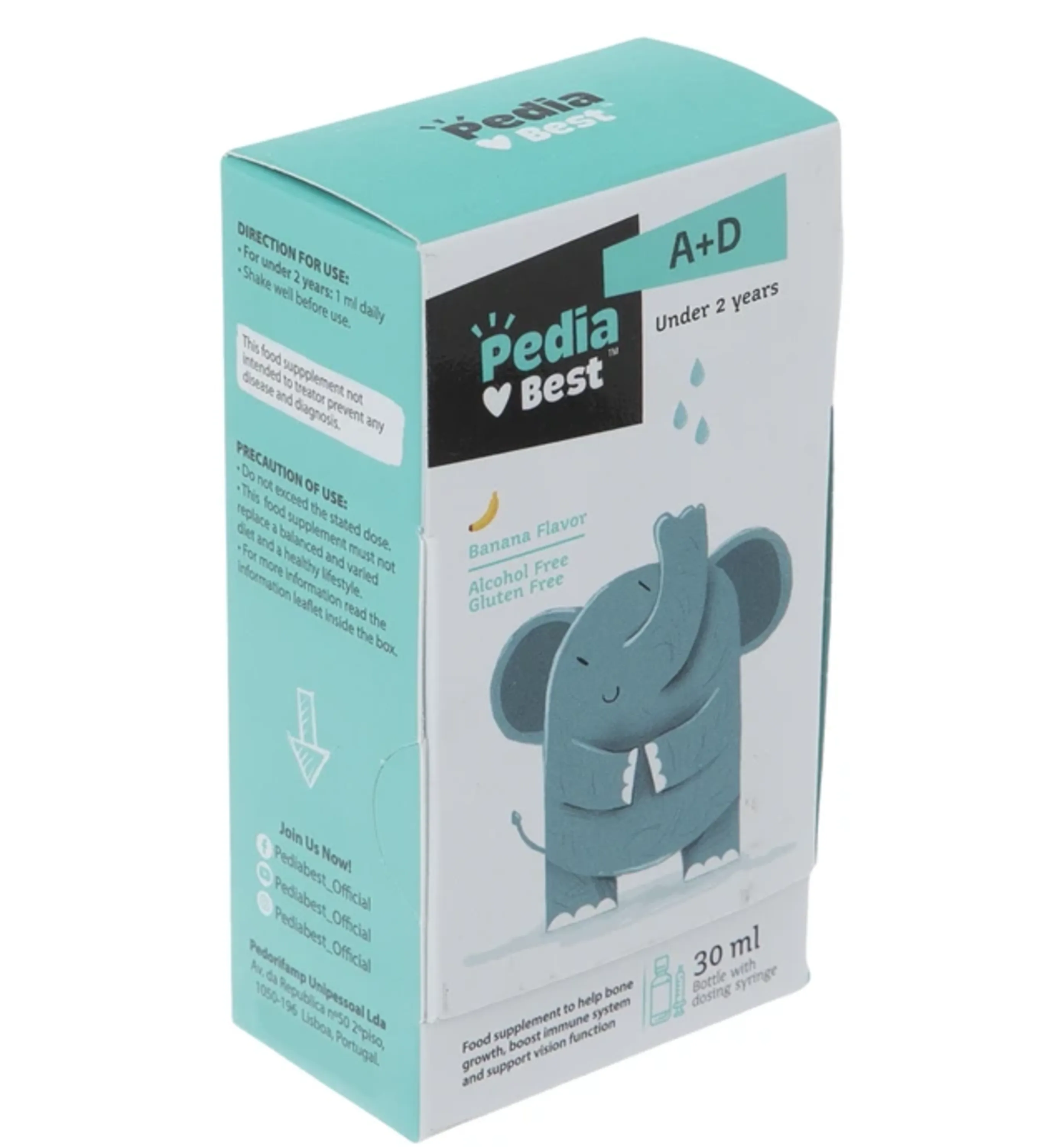 قطره ویتامین آ+د پدیابست Pediabest حجم 30 میلی