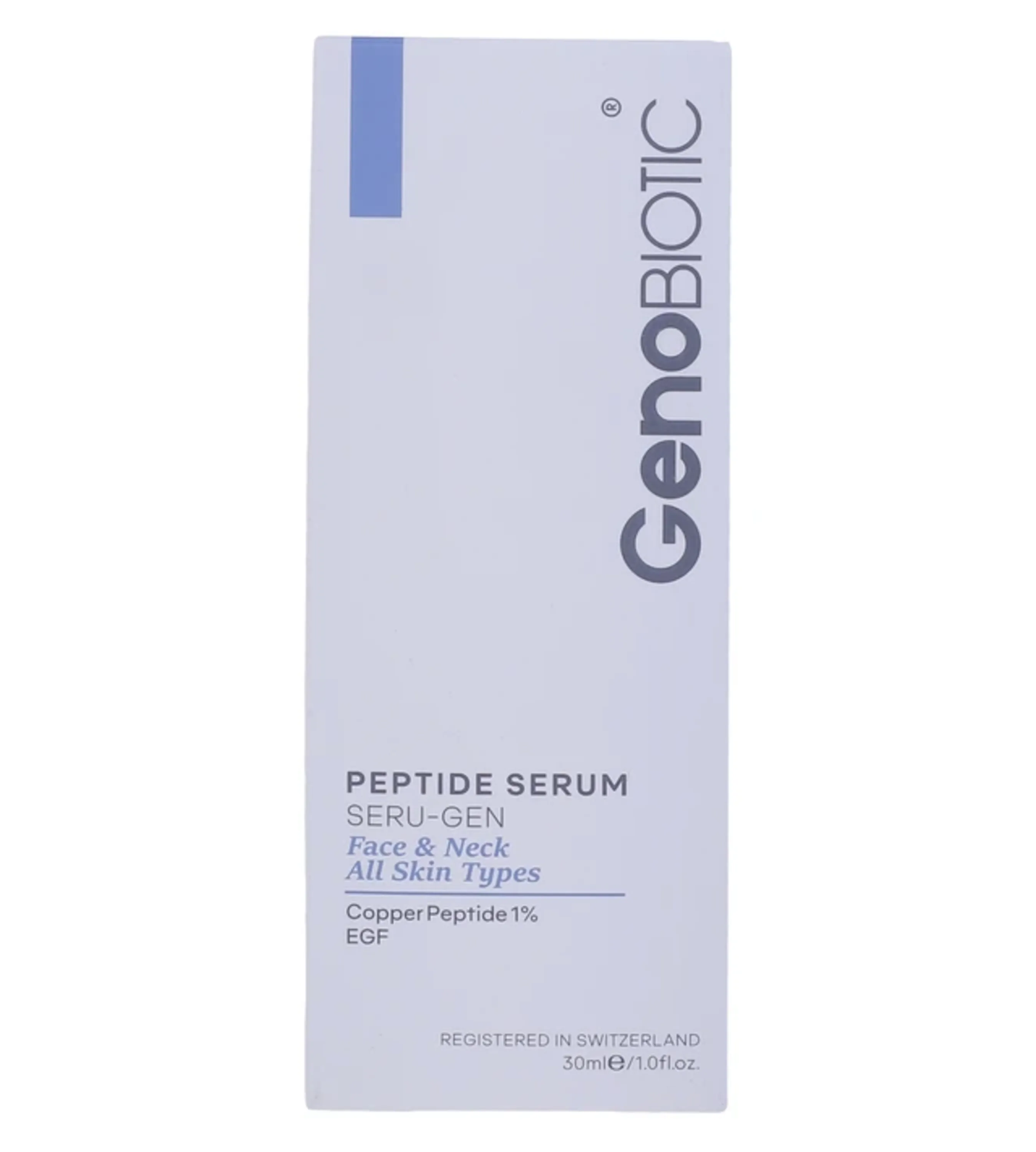 سرم پپتایدی صورت و گردن ژنوبایوتیک Genobiotic حجم 30 میلی