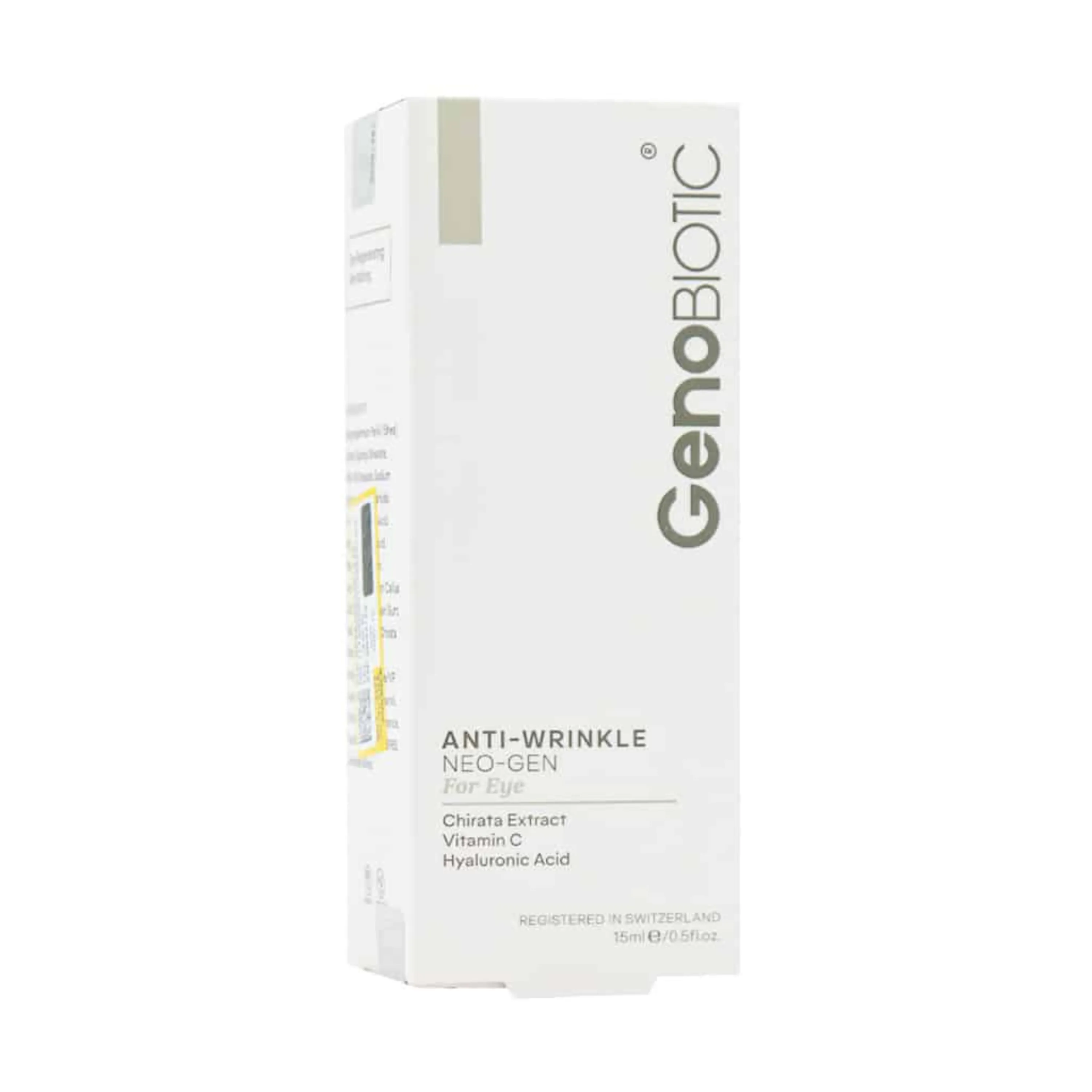 کرم ضد چروک دور چشم ژنوبایوتیک Genobiotic حجم 15 میلی