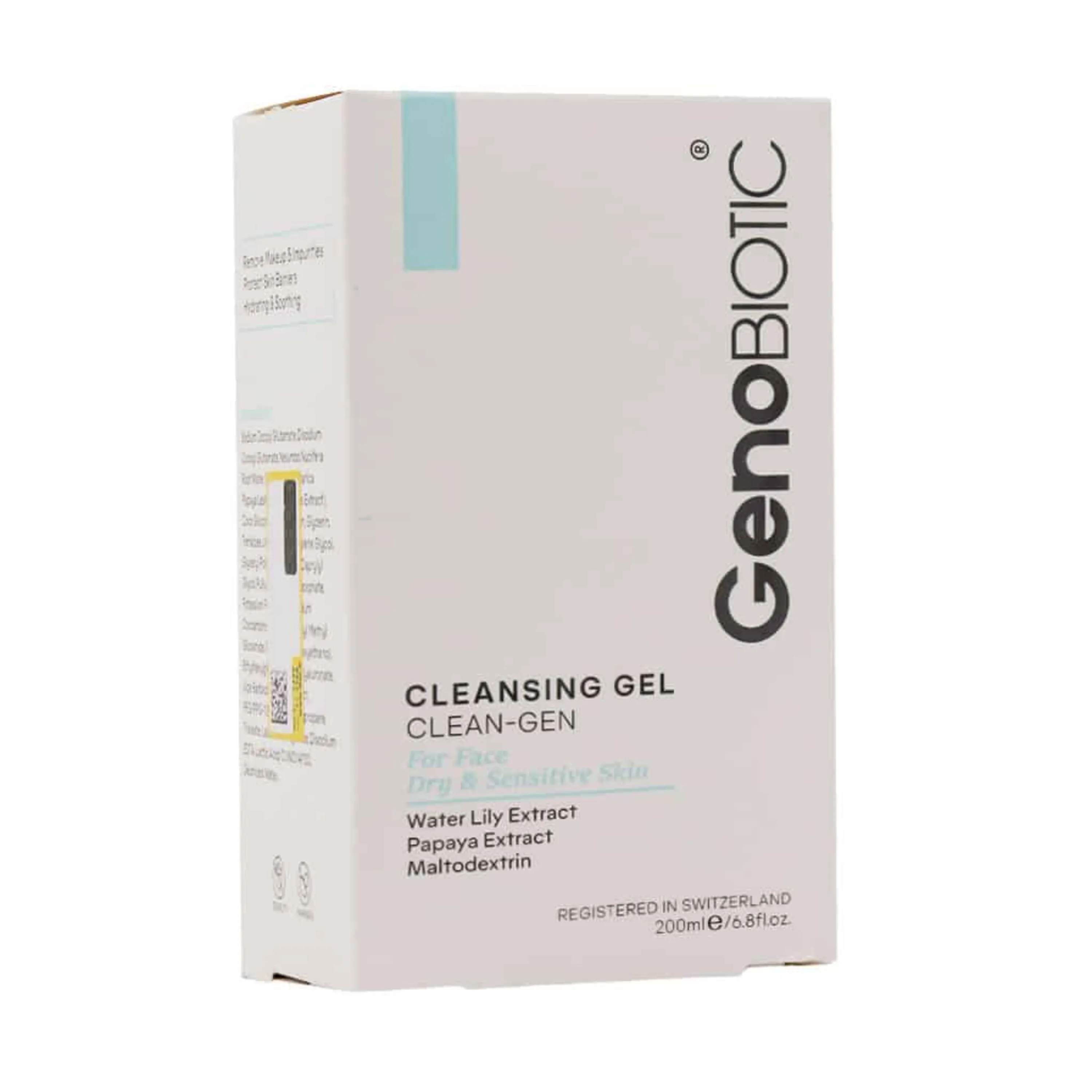 ژل شستشوی صورت پوست خشک و حساس ژنوبایوتیک Genobiotic حجم 200 میلی