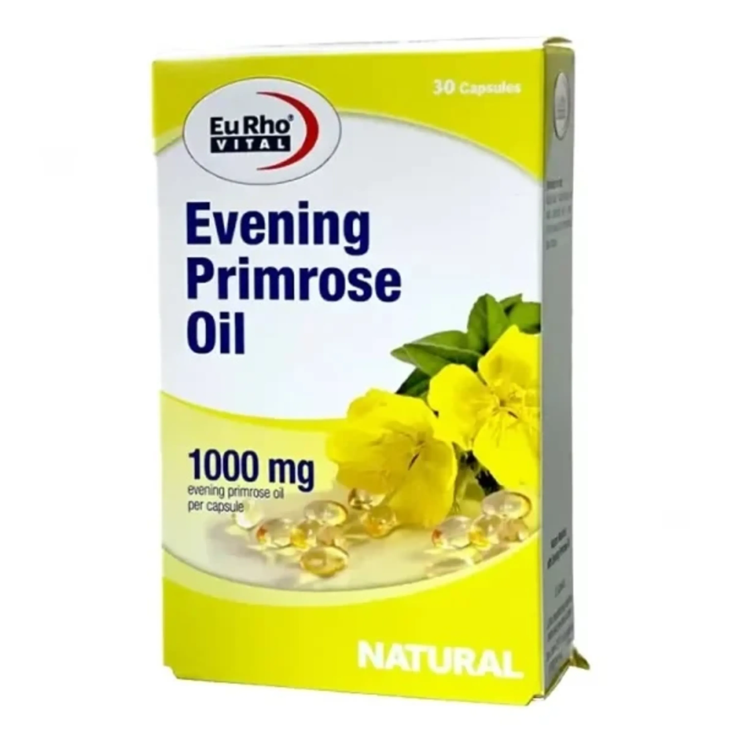 کپسول ایوینینگ پرایم رز اویل گل مغربی یوروویتال 30 عددی