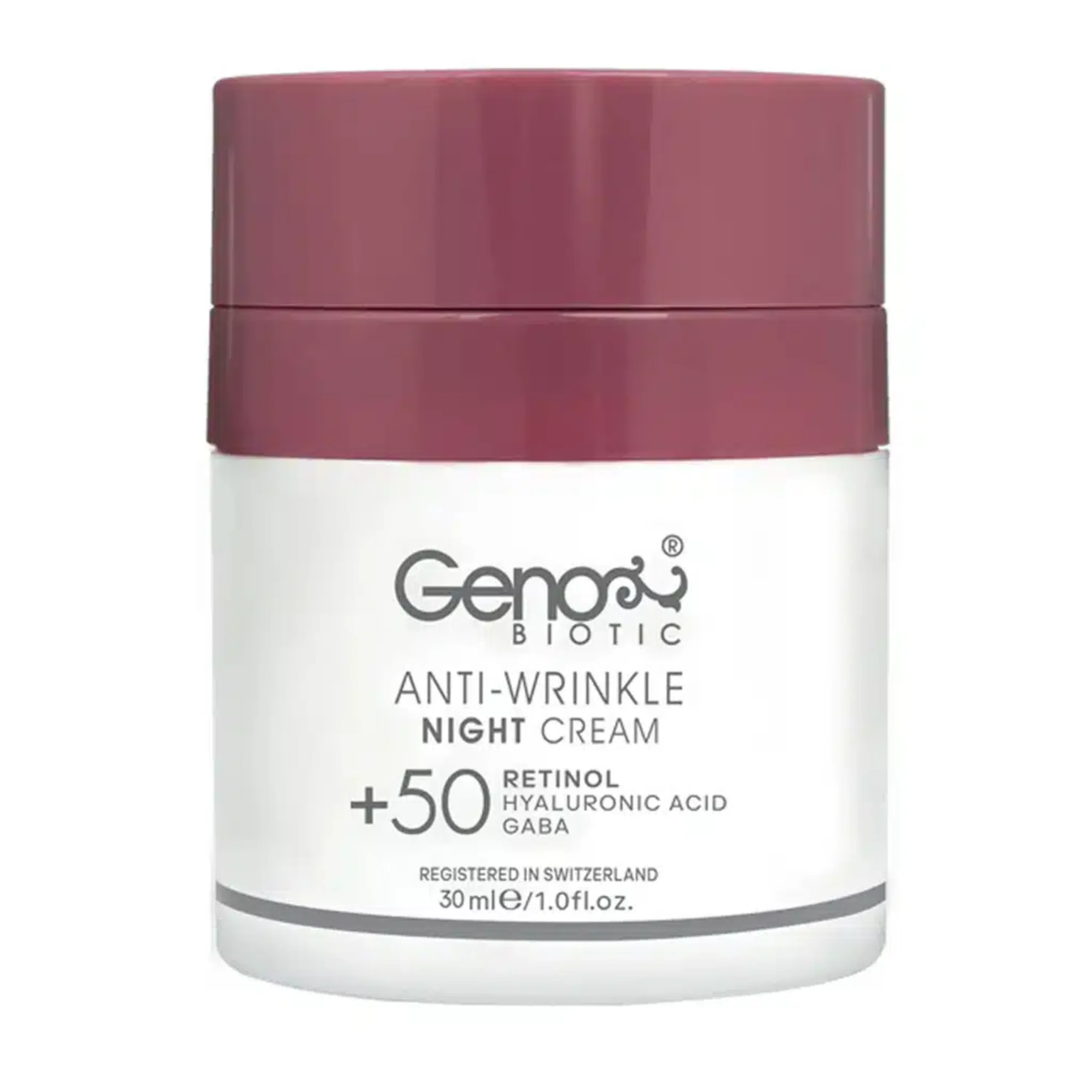 کرم ضدچروک شب بالای 50 سال ژنوبایتیک Genobiotic حجم 30 میلی