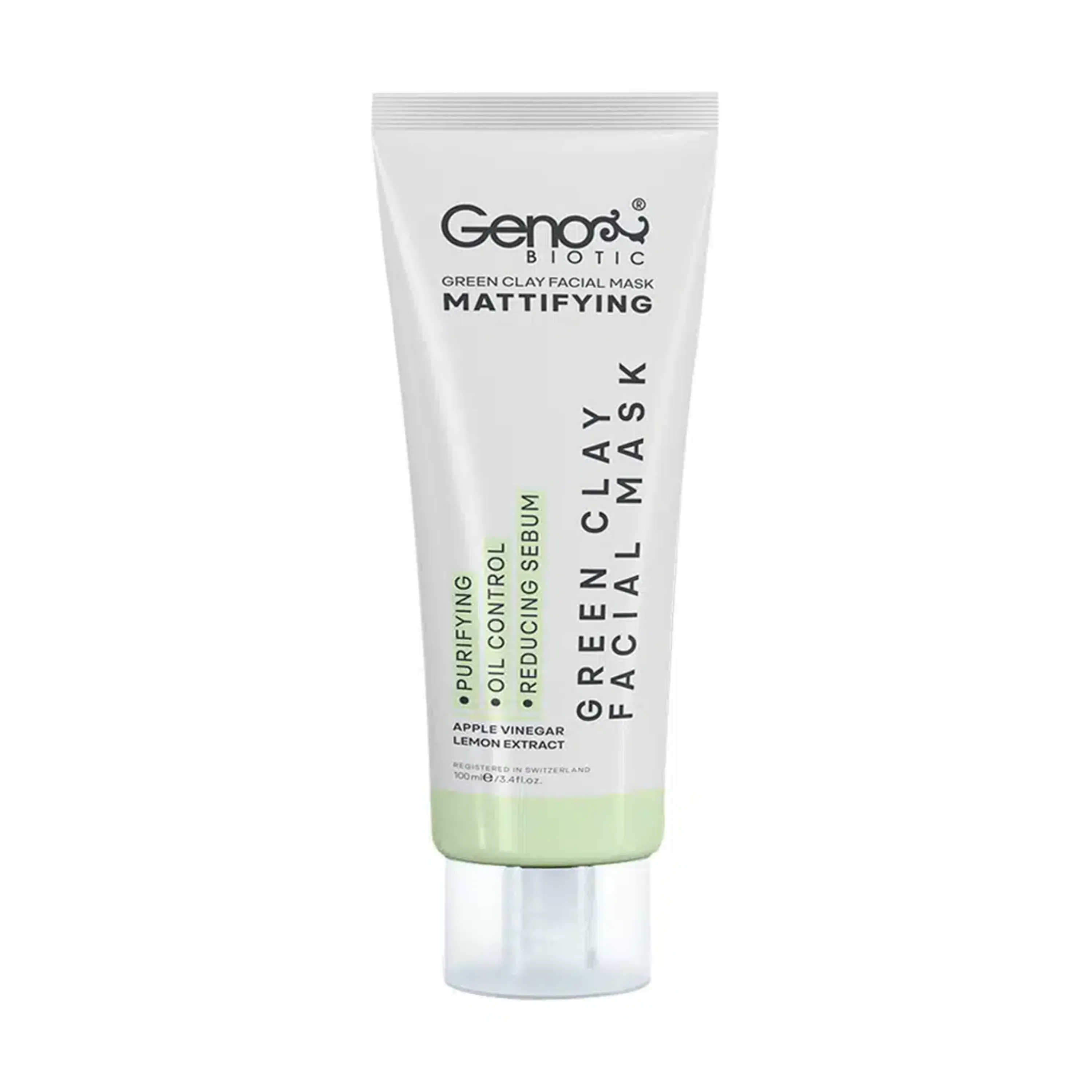 ماسک خاک رس سبز ژنوبایوتیک Genobiotic حجم 100