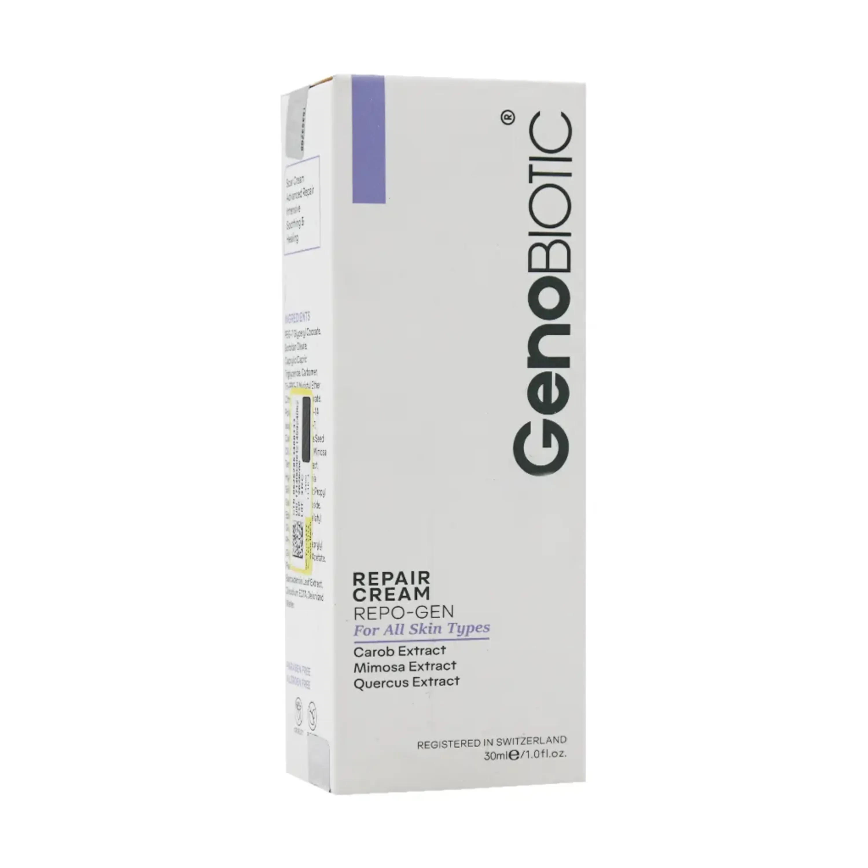 کرم ترمیم کننده انواع پوست ژنوبایوتیک Genobiotic حجم 30 میلی