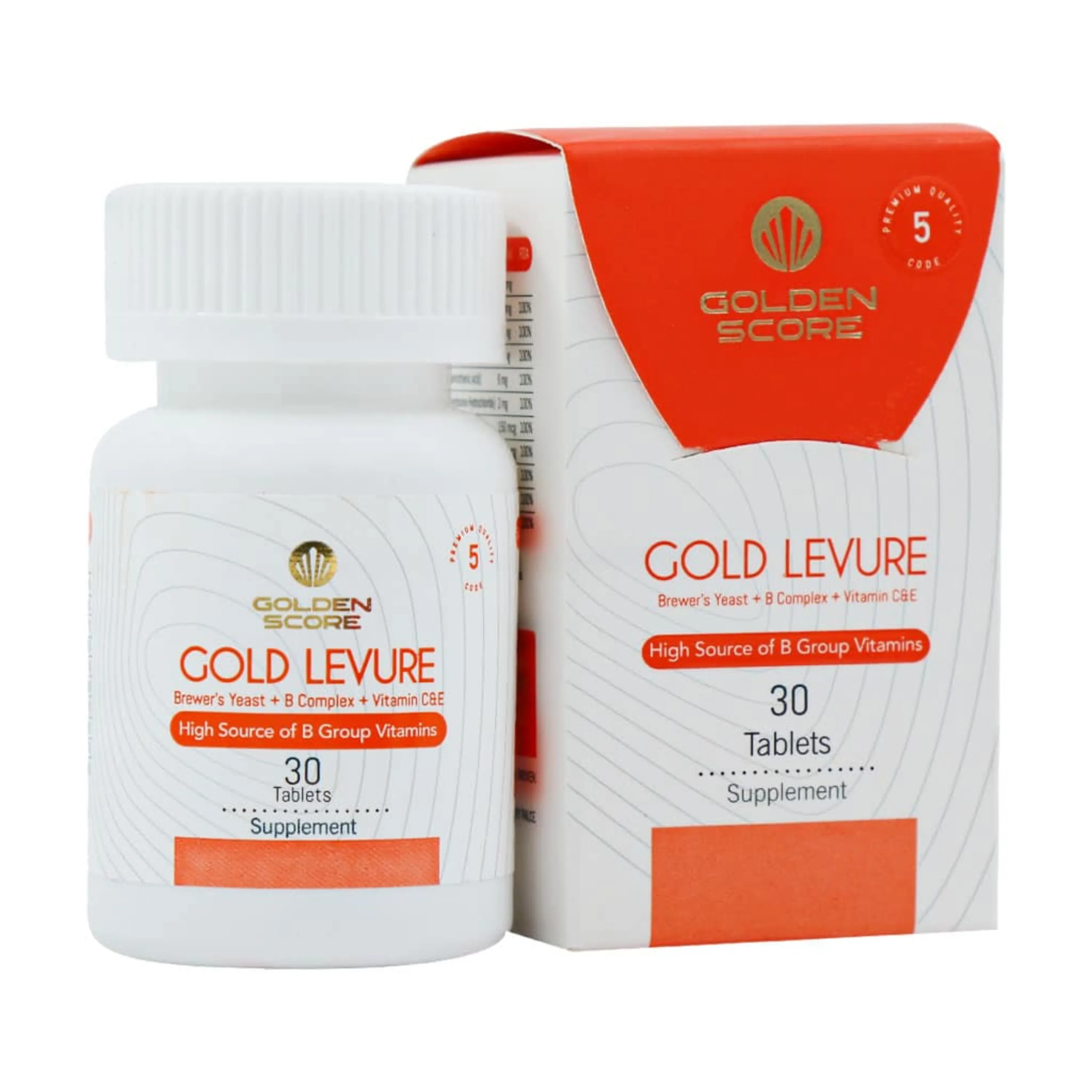 قرص مخمر آبجو Gold Levure گلدن اسکور 30 عددی