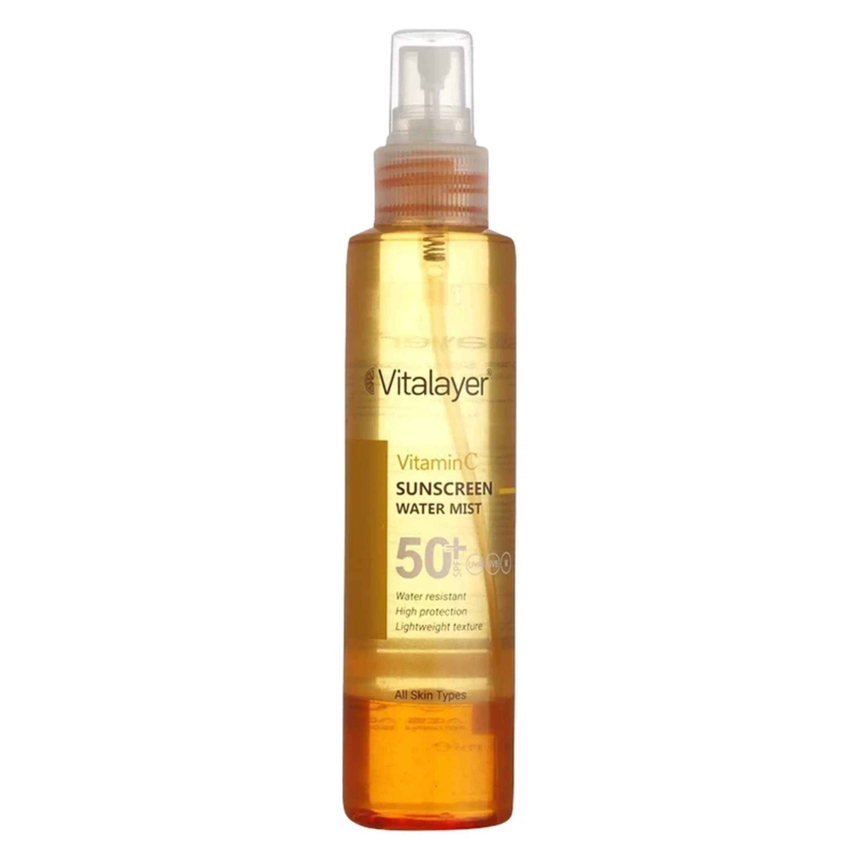 اسپری ضدآفتاب حاوی ویتامین سی با SPF 50 ویتالایر 150 میلی