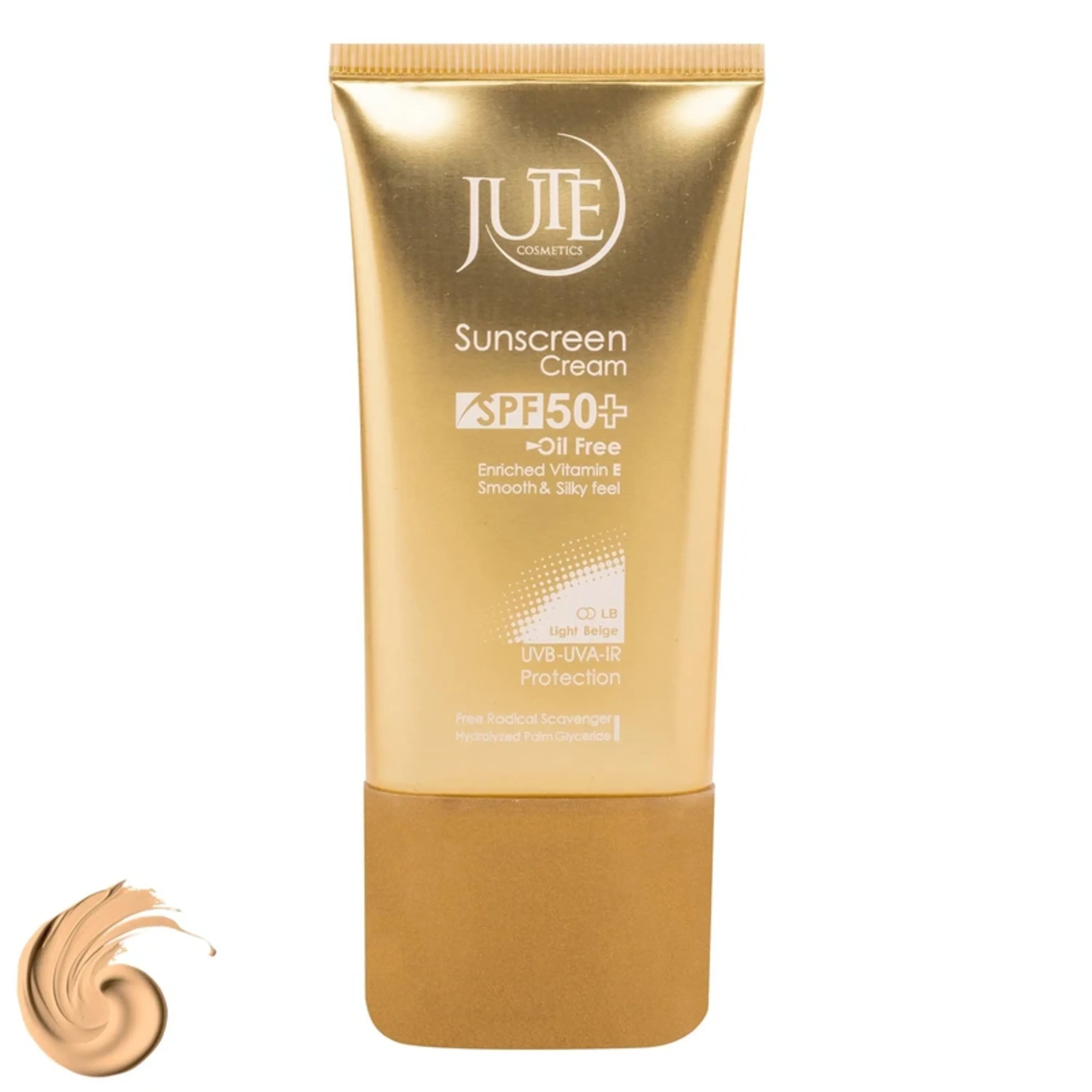 کرم ضدآفتاب بژ طبیعی SPF50 ژوت مناسب انواع پوست 40 میلی