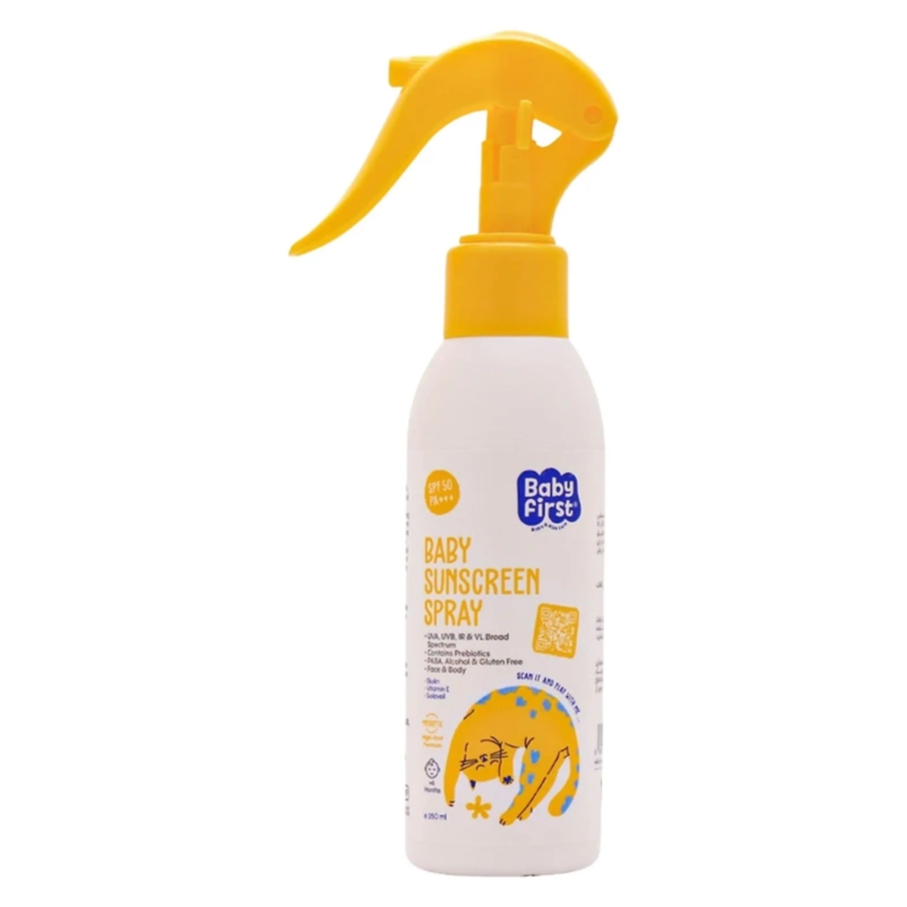 اسپری ضد آفتاب کودک SPF50 بیبی فرست 120میلی