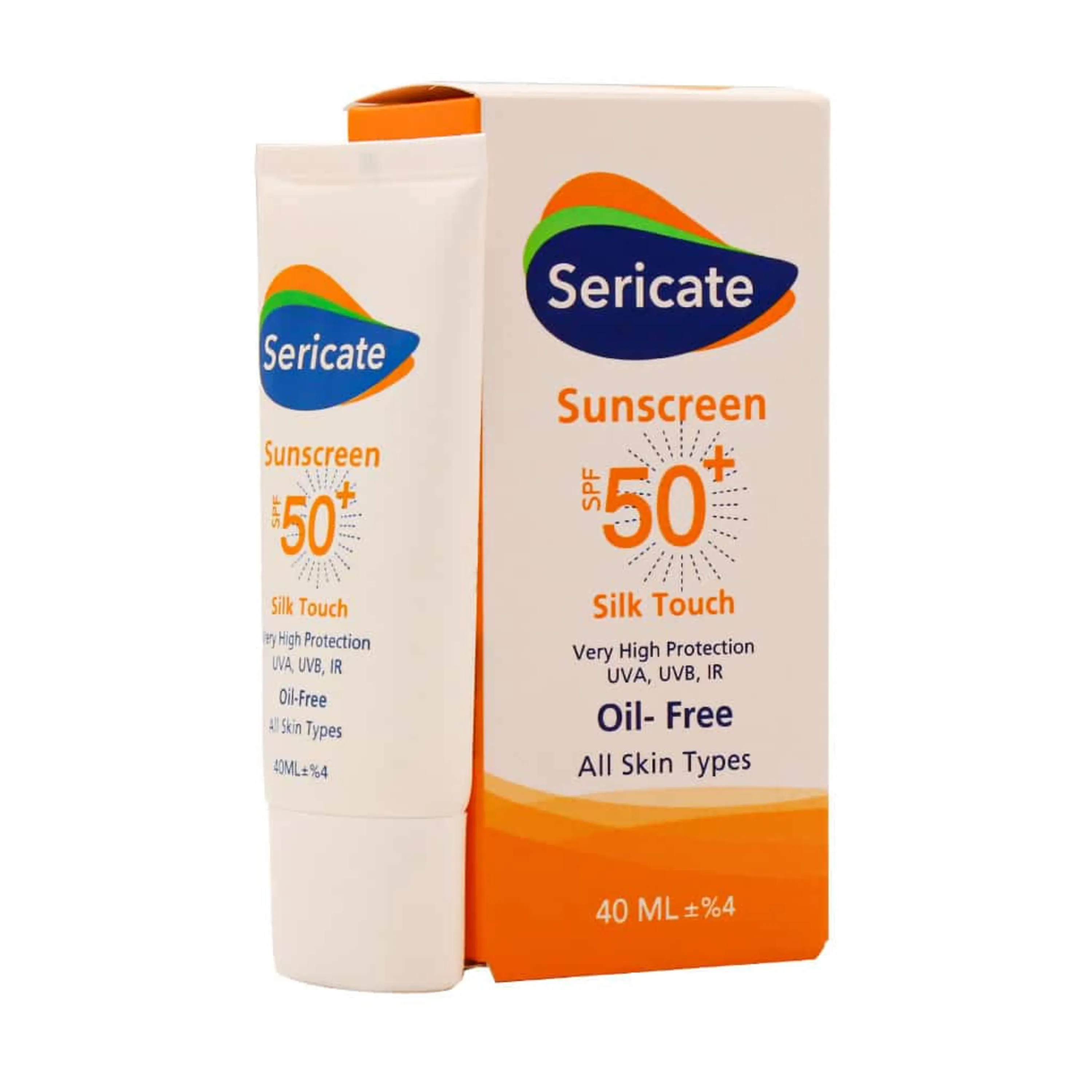 کرم ضد آفتاب سری کیت SPF50 سیلک تاچ انواع پوست 40 میلی