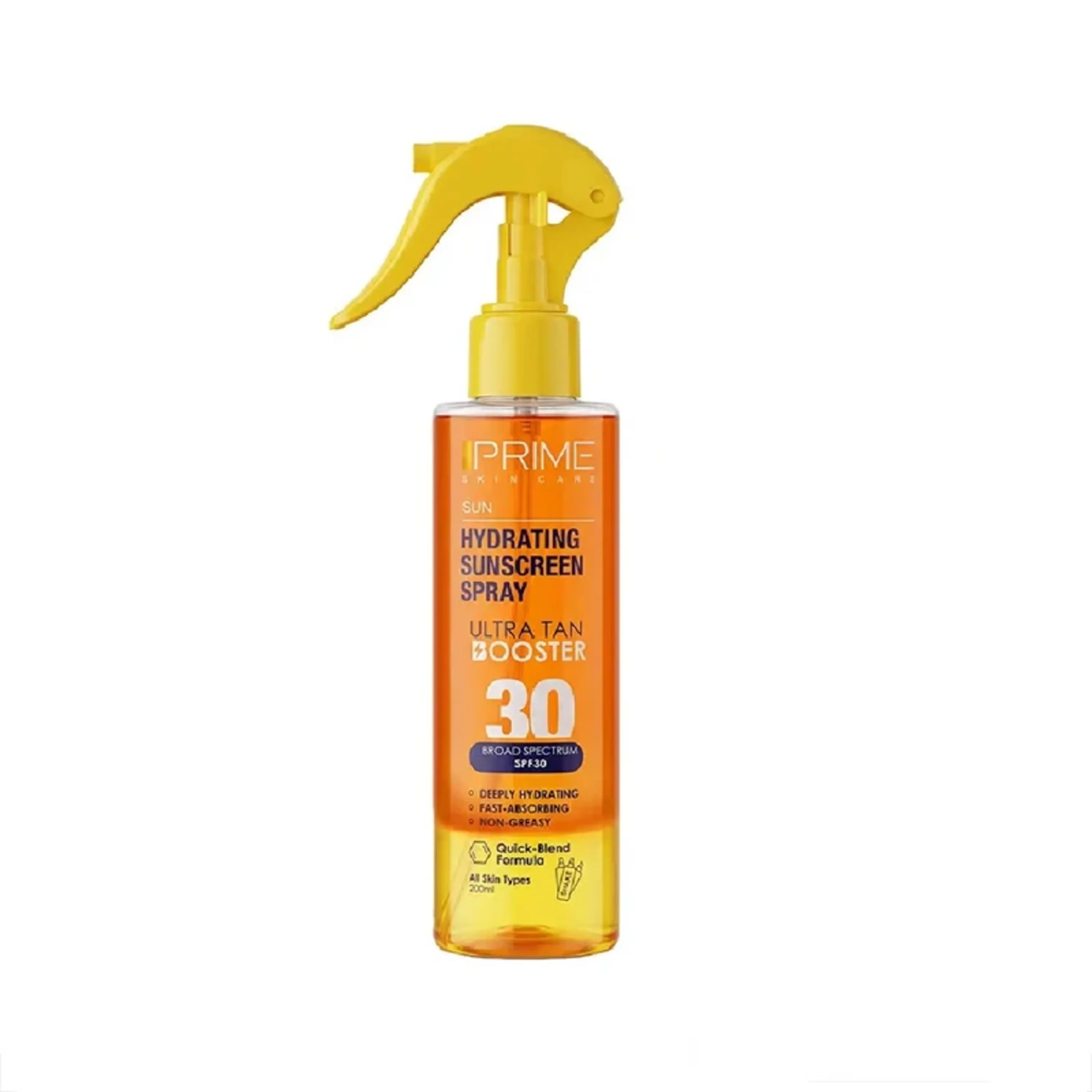 اسپری ضد آفتاب آبرسان دو فاز SPF30 پرایم تسریع روند برنزه شدن 200 میلی