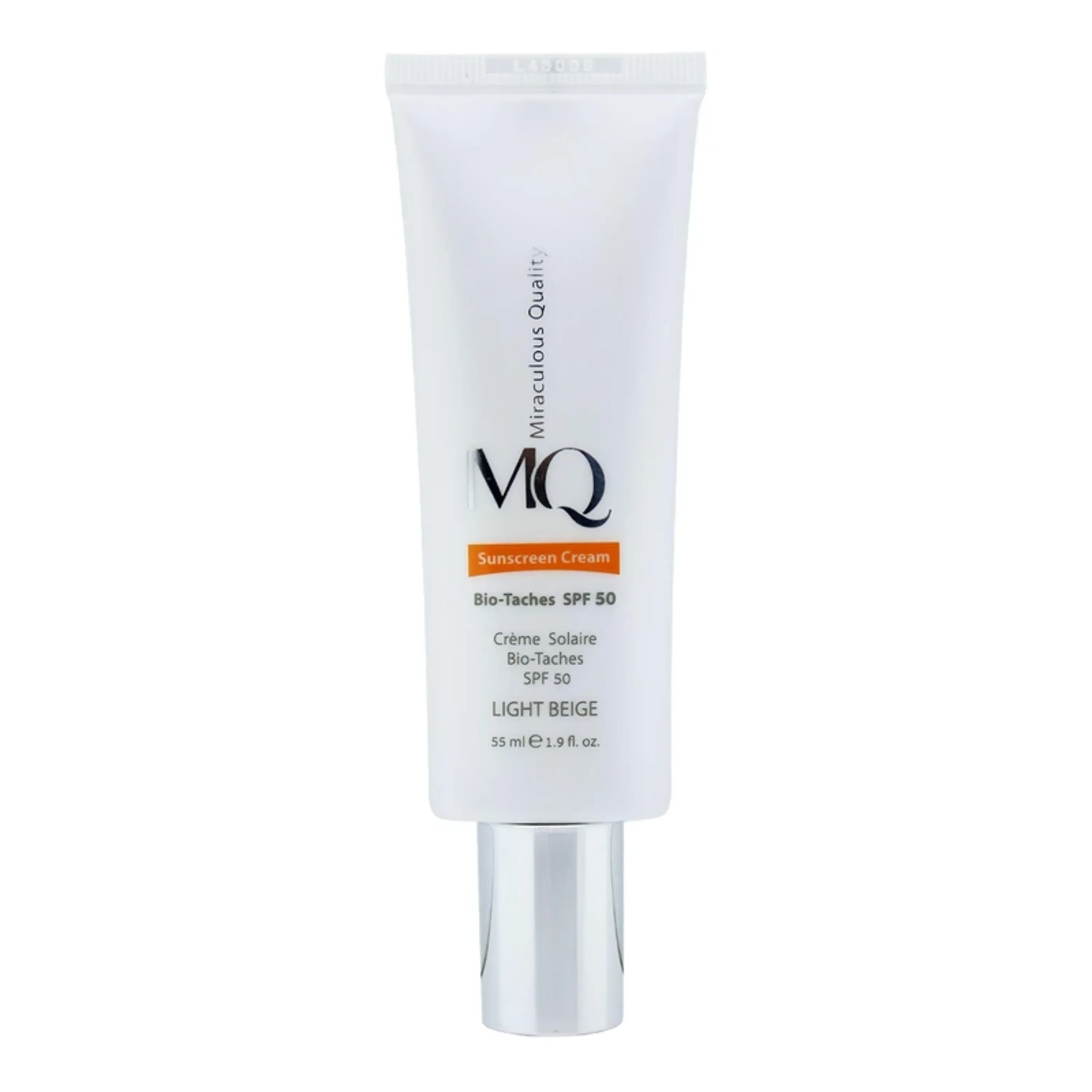کرم ضد آفتاب و روشن کننده بژ روشن SPF50 ام کیو 55 میلی