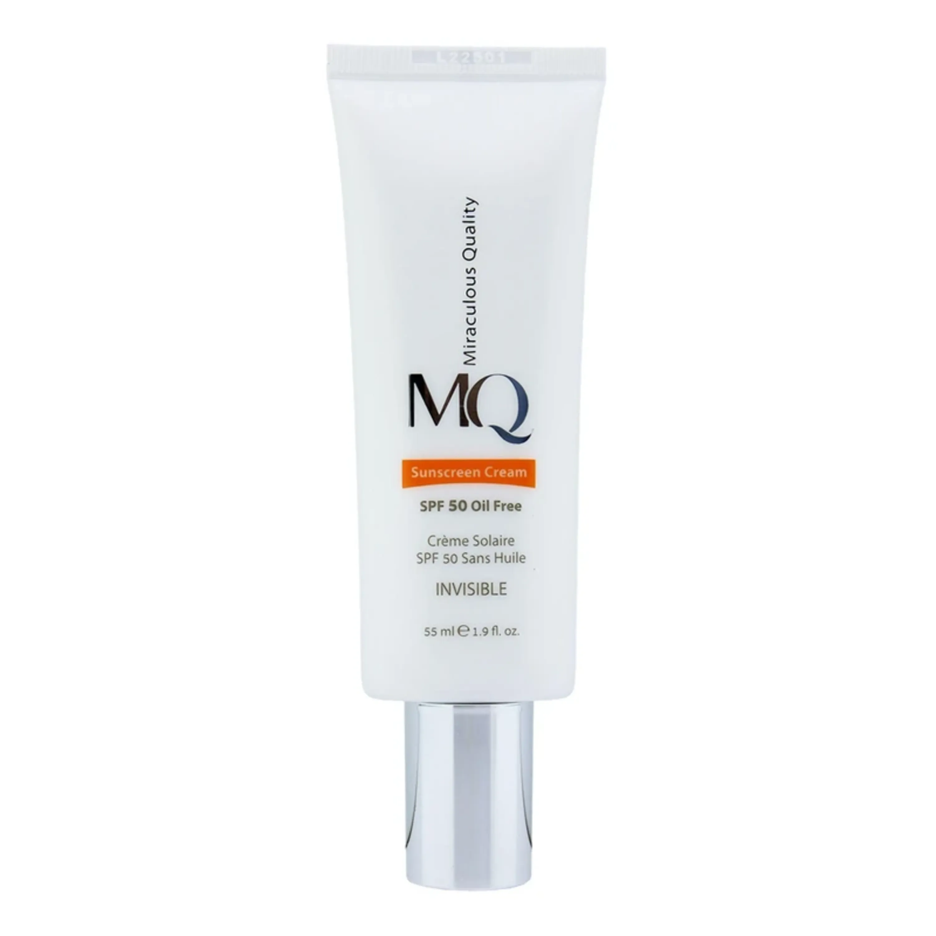 کرم ضد افتاب و روشن کننده بی رنگ SPF50 ام کیو 55 میلی