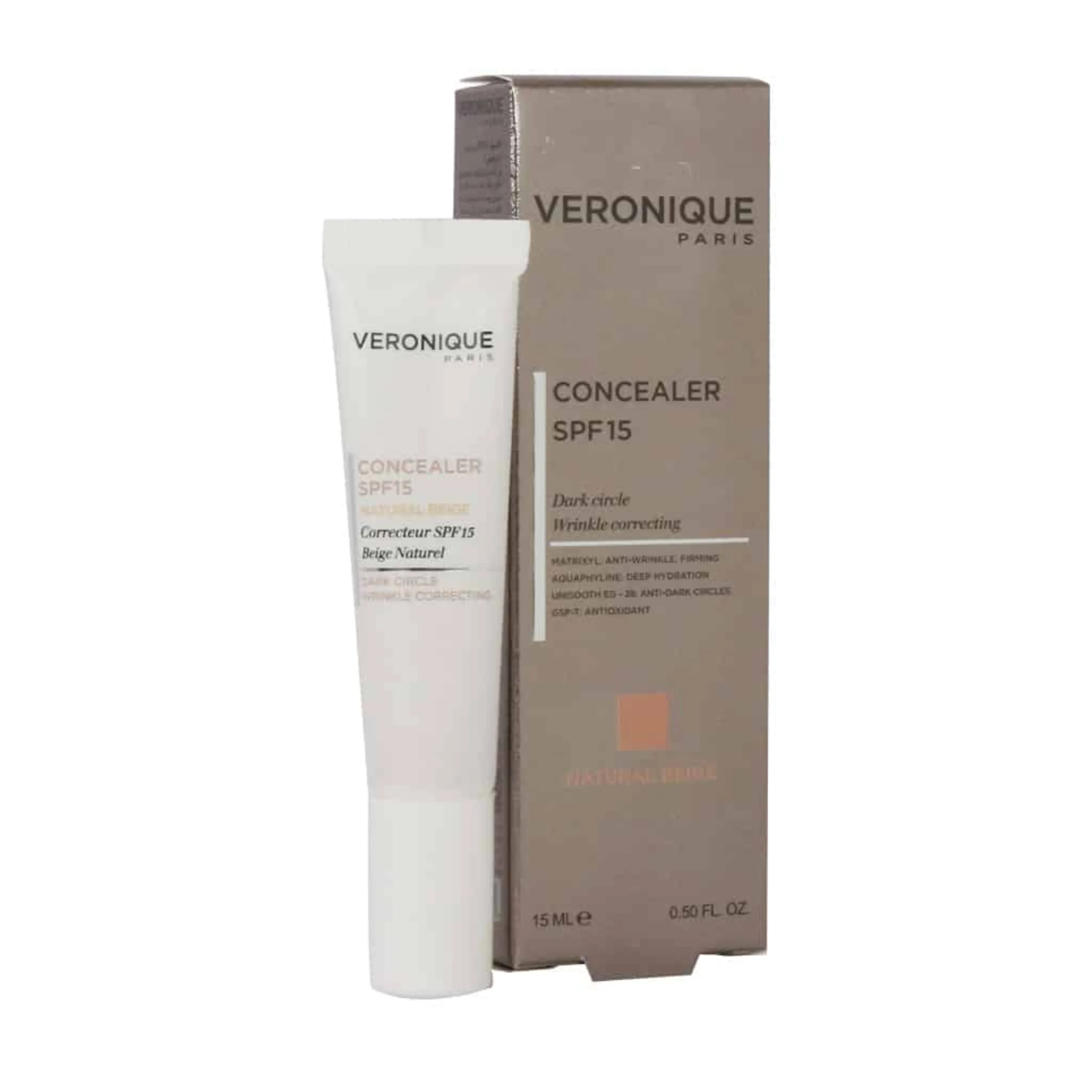 کانسیلر SPF15 رنگ بژ طبیعی ورونیک 15 میلی