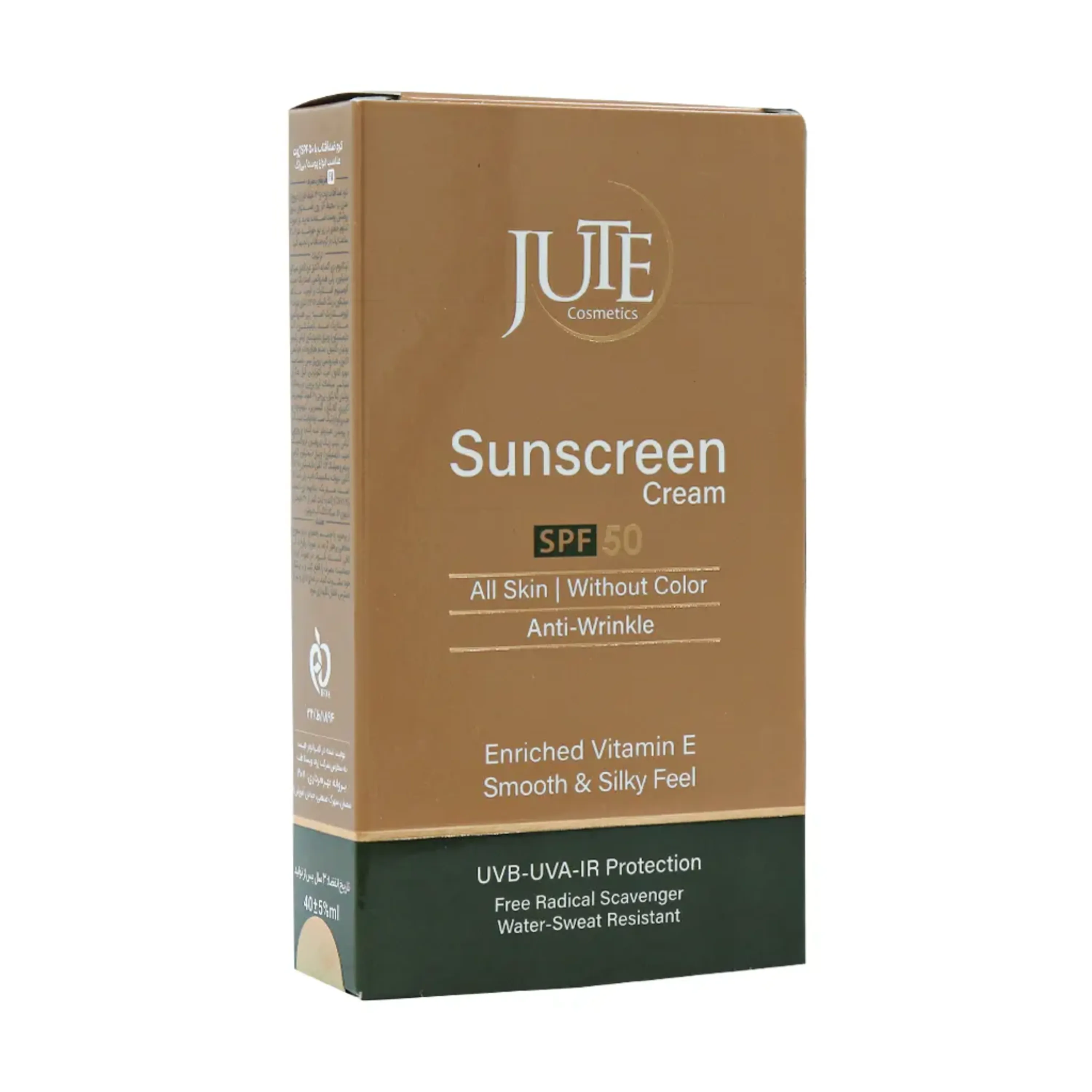کرم ضد آفتاب بی رنگ SPF50 انواع پوست ژوت 40 میلی