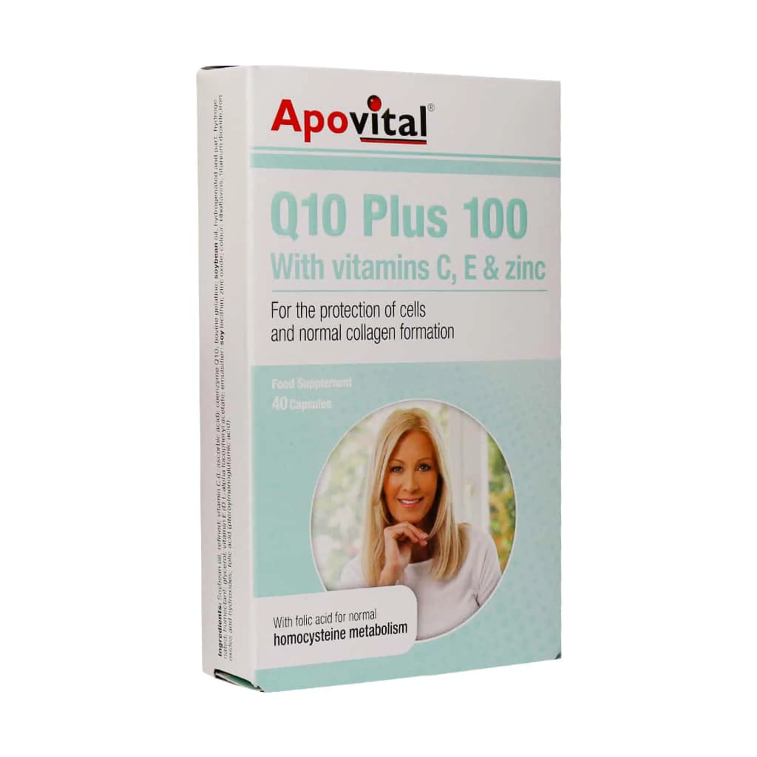کپسول ژلاتینی نرم کیوتن پلاس 100 آپوویتال 40 عددی