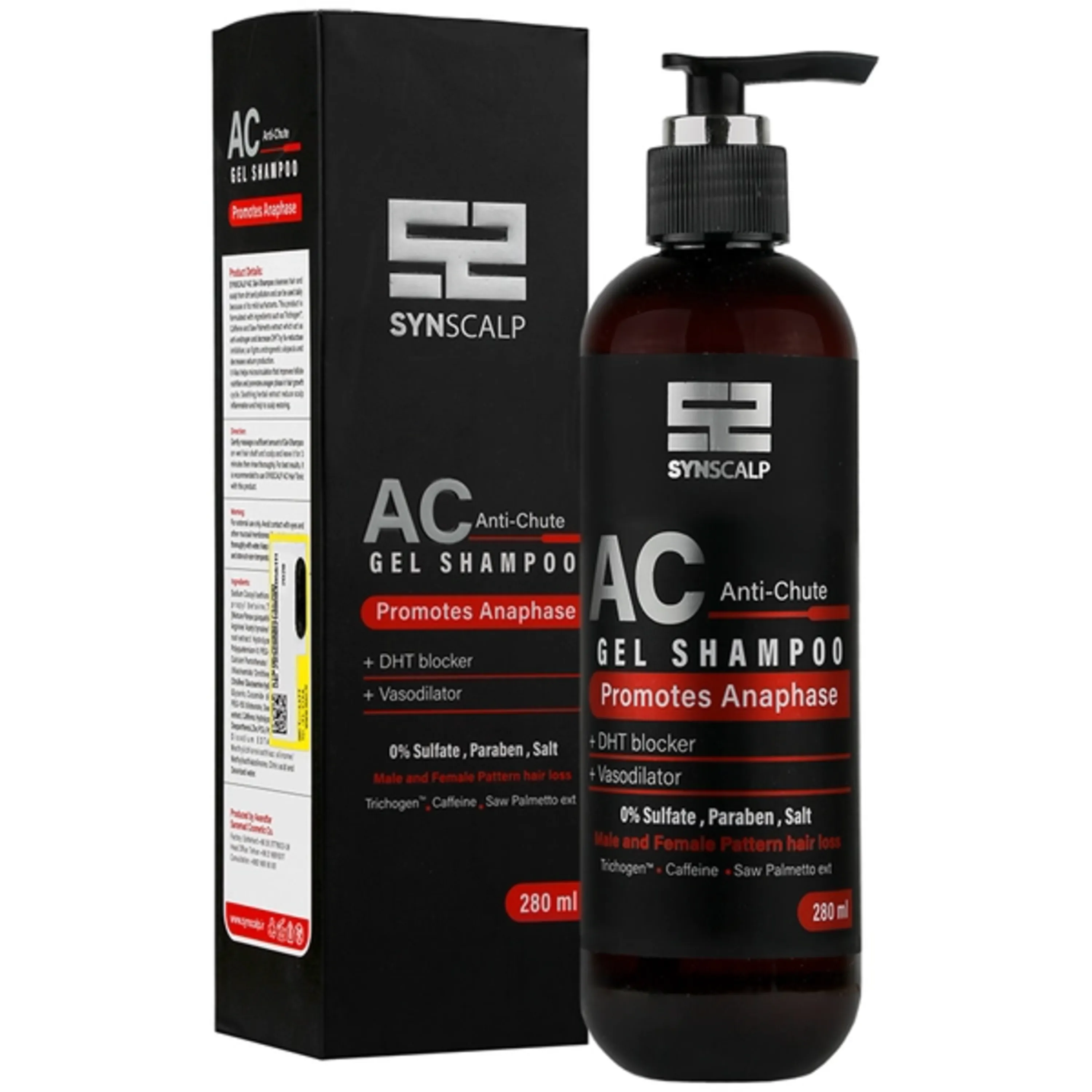 ژل شامپو تقویت کننده مو ساین اسکالپ مدل AC ساین اسکین 280 میلی