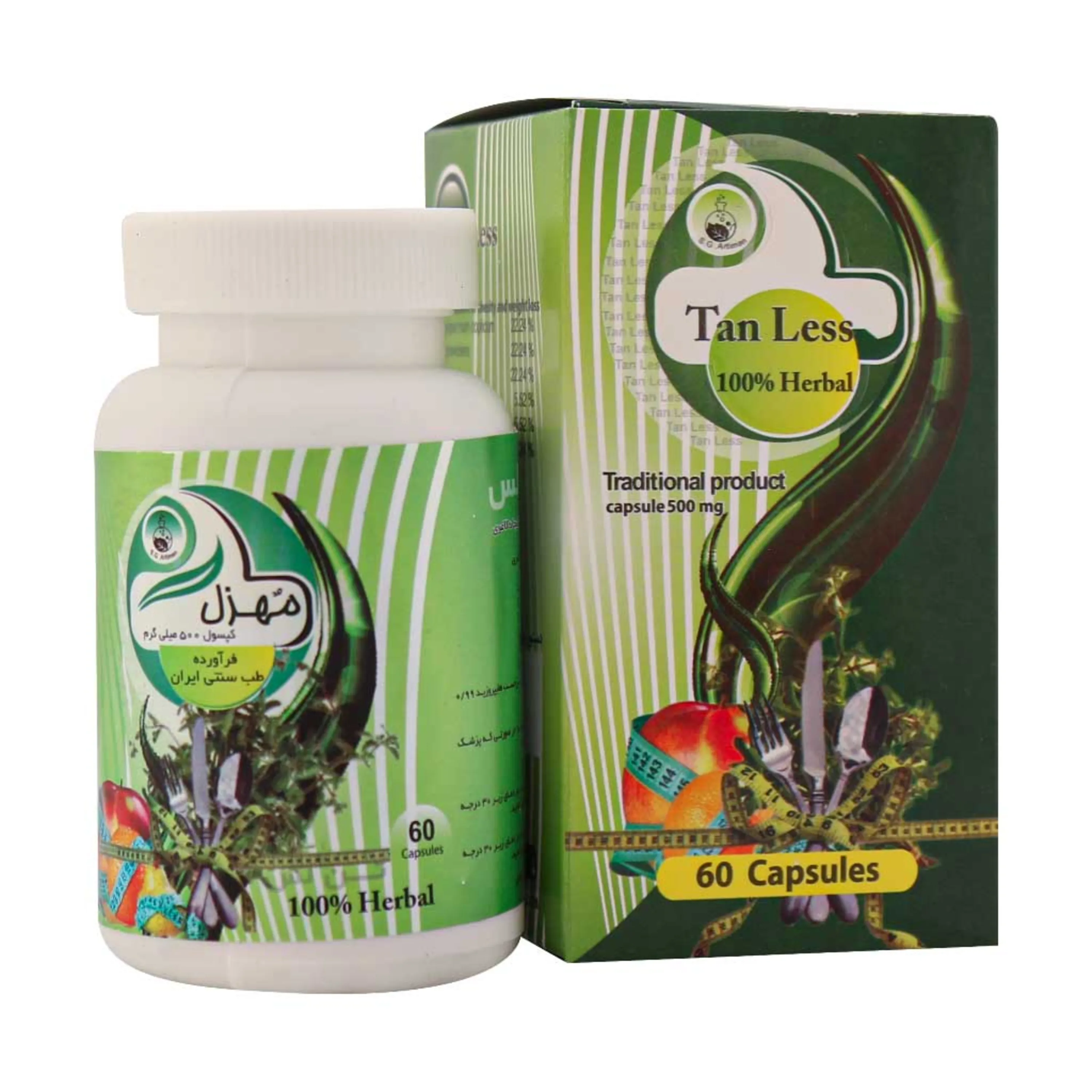 کپسول لاغری مهزل تن لس سلامت گستر آرتیمان 60 عددی