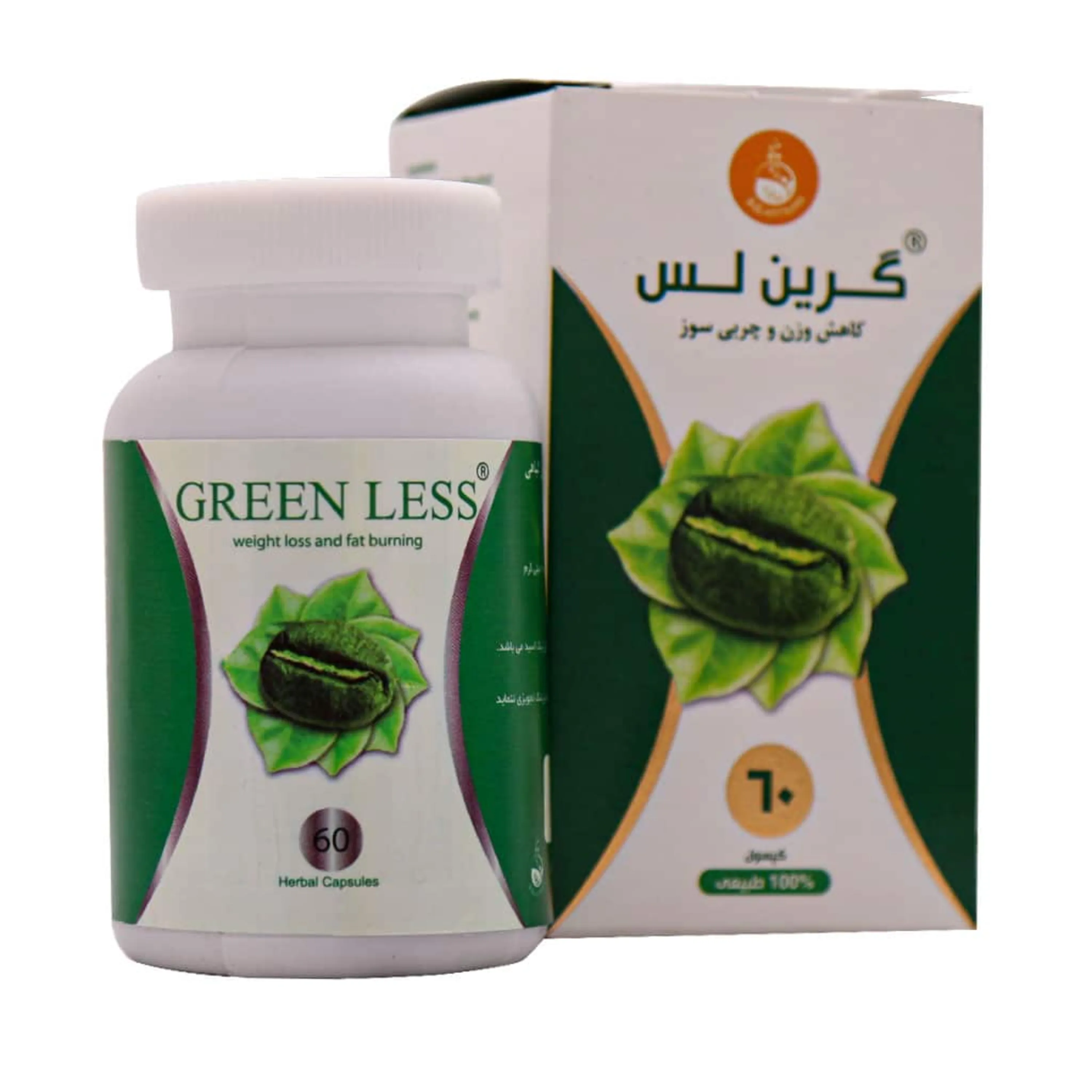 کپسول گیاهی لاغری گرین لس سلامت گستر آرتیمان حاوی قهوه سبز 60 عددی